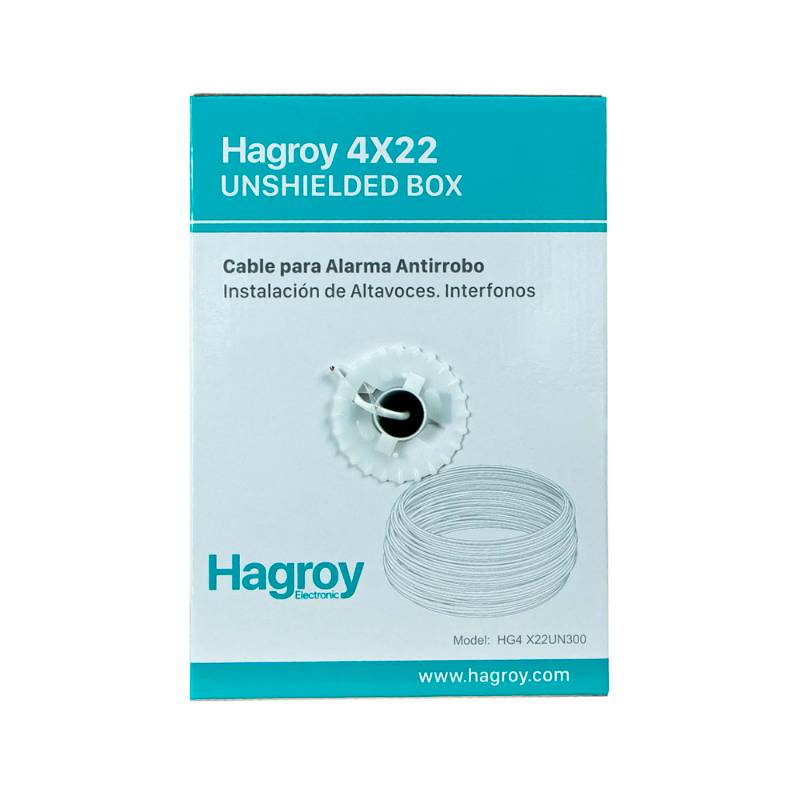 CABLE DE ALARMA 4X22 SIN APANTALLAR (300M)