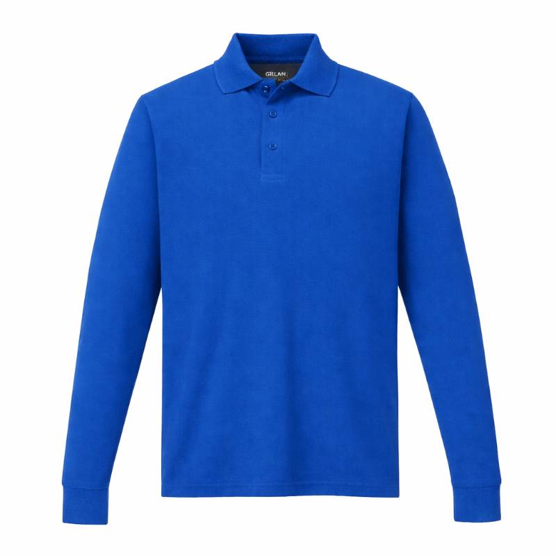 POLO PIQUE CAMISERO MANGA LARGA