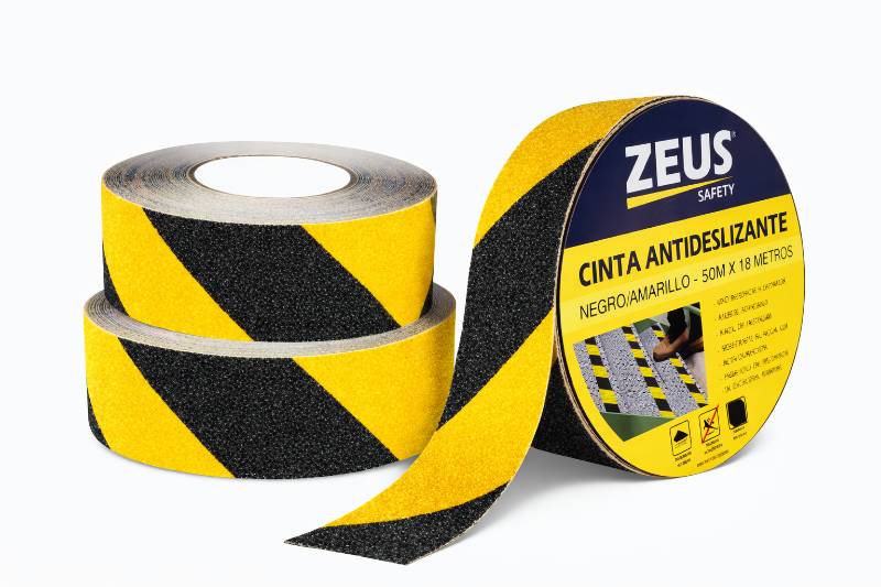 CINTA ANTIDESLIZANTE AMARRILLO/NEGRO